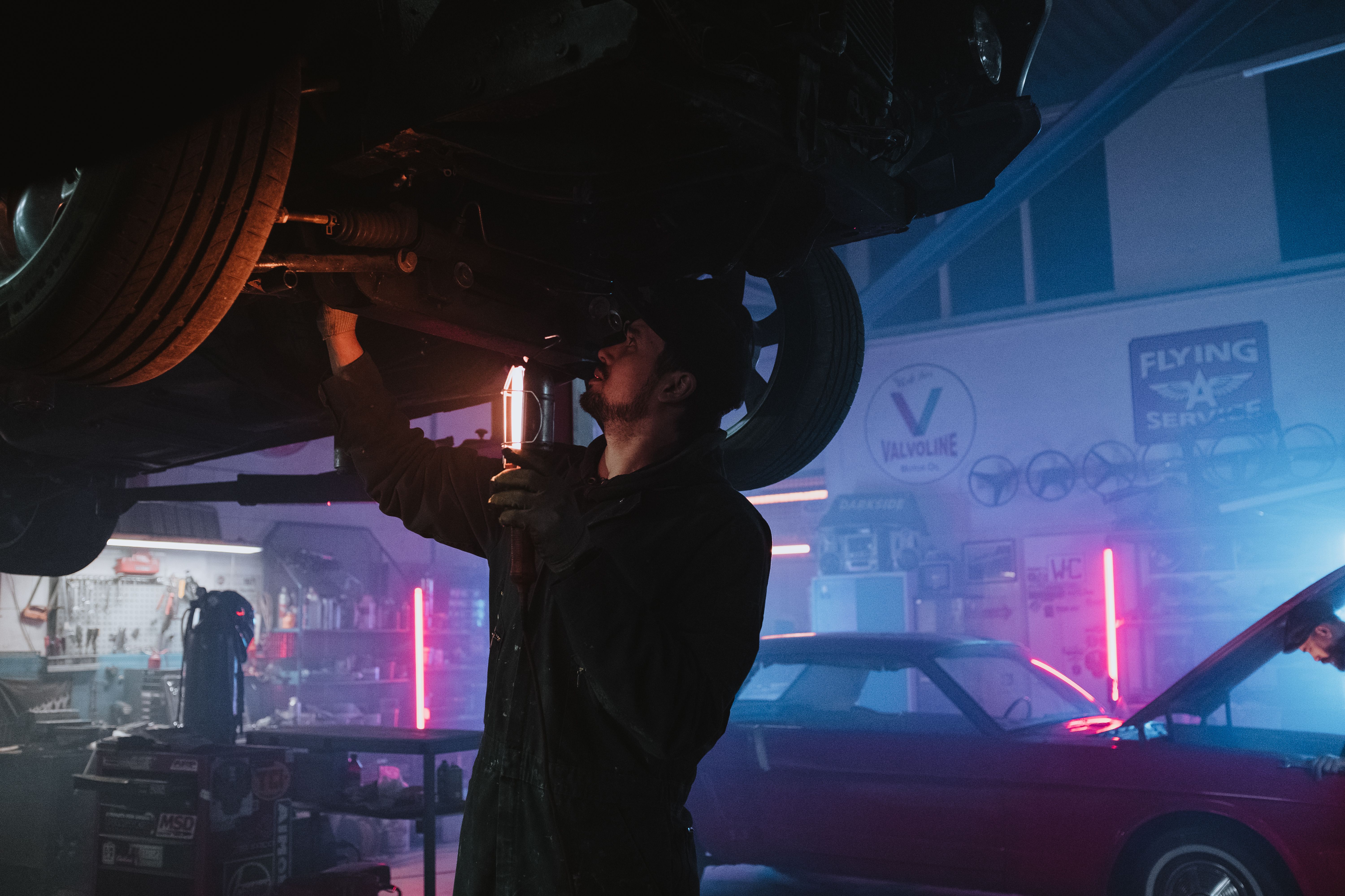 Oil change service