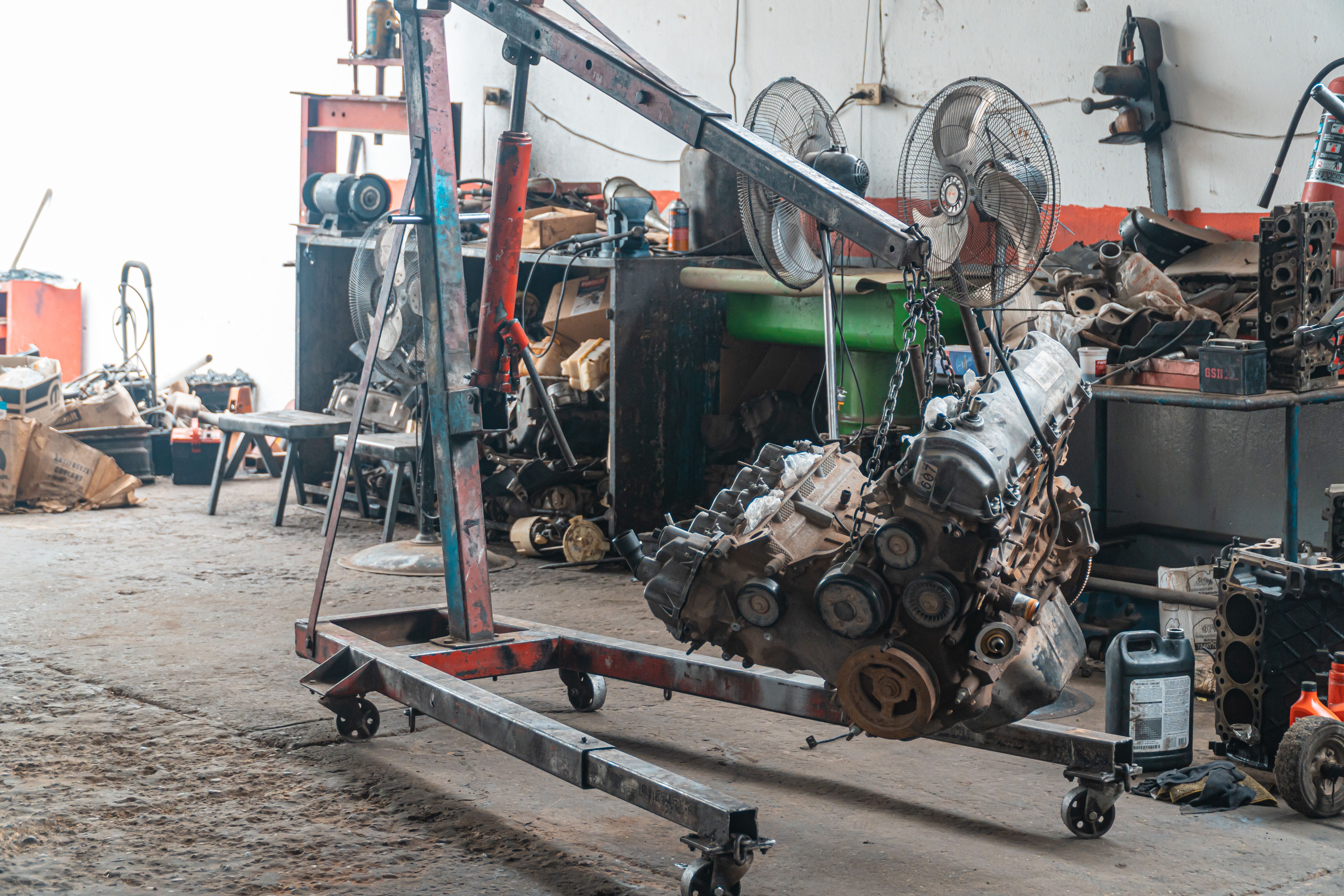 Modern auto repair facility